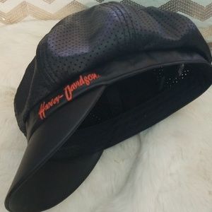HARLEY DAVIDSON LEATHER RIDING HAT
